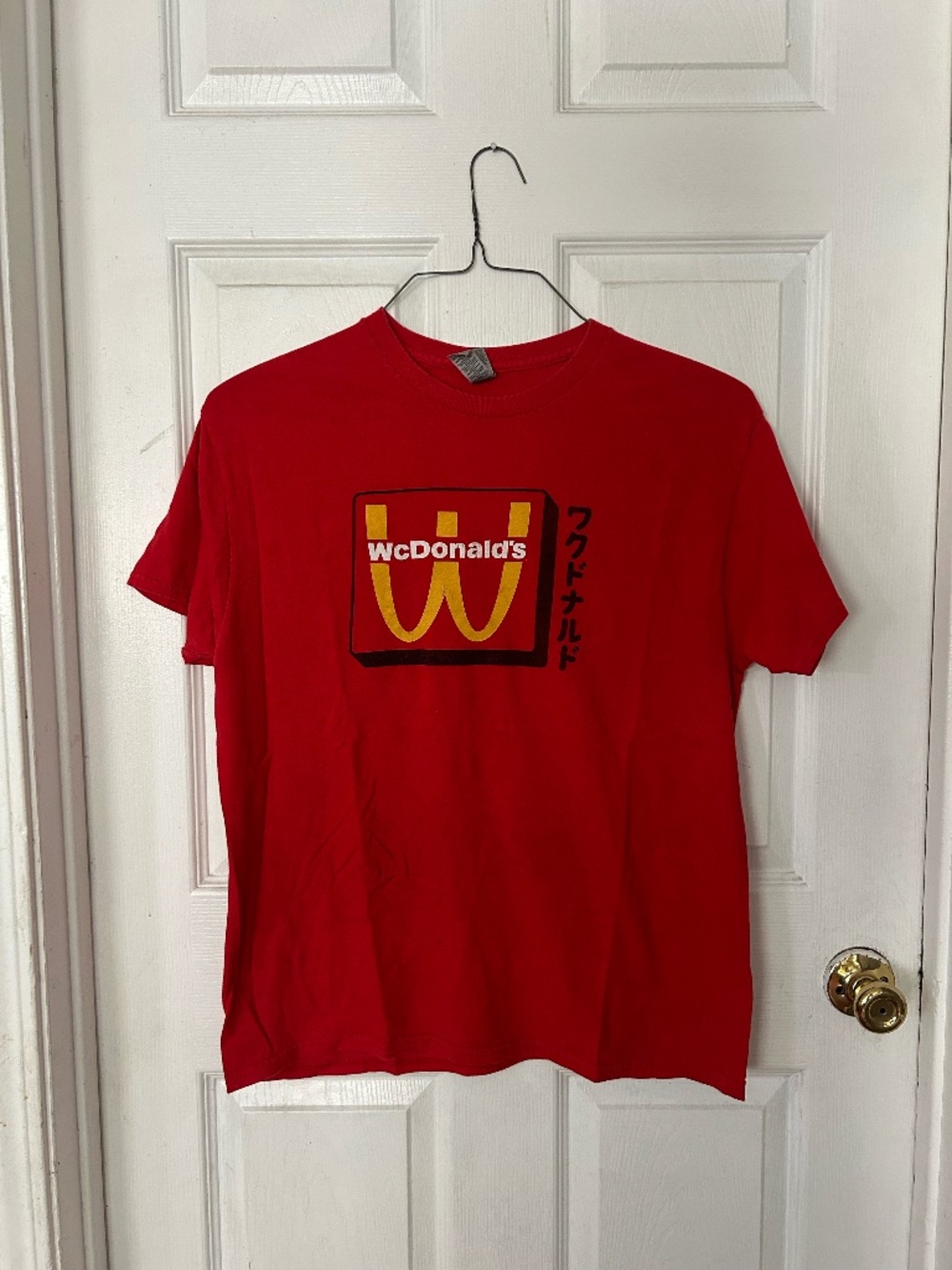 McDonald’s WcDonald’s Anime Promo T-Shirt Red Size Large Manga Anime